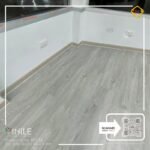 VINILE SPC Click Flooring Code SPC 26 wood wood gray light tone look, 5 mm thick, 100% waterproof.