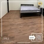 VINILE SPC Click Flooring Code SPC 911 wood brown medium dark tone look, 5 mm thick, 100% waterproof.