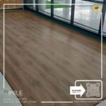 VINILE SPC Click Flooring Code SPC 956 wood brown medium dark tone look, 5 mm thick, 100% waterproof.