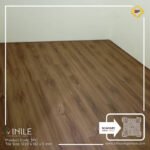 VINILE SPC Click Flooring Code SPC 956 wood brown medium dark tone look, 5 mm thick, 100% waterproof.