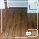 VINILE SPC Click Flooring Code SPC 956 wood brown medium dark tone look, 5 mm thick, 100% waterproof.