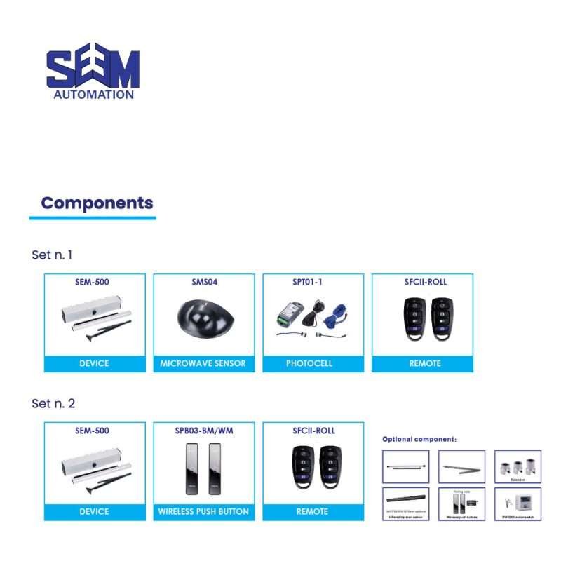 Heavy Duty Automatic Swing Door SEM 500