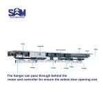 Commercial Telescopic Sliding Door SEM DC2000