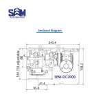 Commercial Telescopic Sliding Door SEM DC2000
