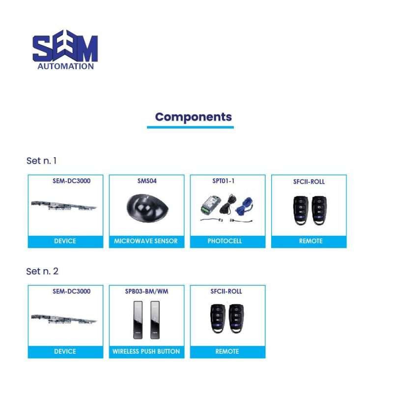 Commercial Telescopic Sliding Door SEM DC3000