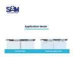 SEM 350 Commercial Sliding Auto Door with powerful brushless motor and advanced safety features.