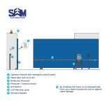 SEM 1200 AC sliding gate motor with smartphone control for heavy gates