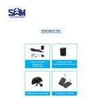SEM S300DC swing gate motor with solar battery backup and smartphone control