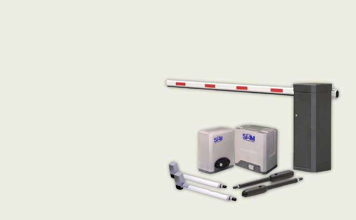 Automatic gate system with smartphone control for easy and secure access