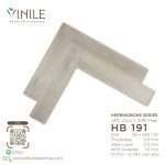 SPC flooring Herringbone series, product code HB 191, 5mm thick with IXPE underlay pad