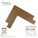 SPC flooring Herringbone series, product code HB 239, 5mm thick with IXPE underlay pad