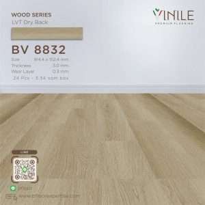 Vinile LVT Wood Series flooring, Product Code BV 8832, showcasing a realistic stone pattern