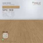 Vinile SPC Wood Series flooring, Product Code SPC 169, showcasing wood grain pattern