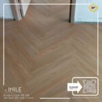 VINILE SPC Click Flooring Code HB 239 Herringboneseries medium light tone look, 5 mm thick, 100% waterproof.