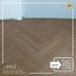 VINILE SPC Click Flooring Code HB 239 Herringboneseries medium light tone look, 5 mm thick, 100% waterproof.