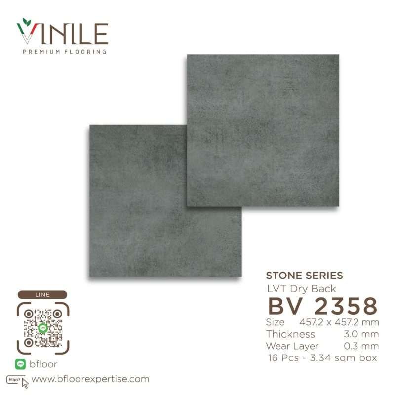 Vinile LVT Stone Series flooring, Product Code BV 2358, showcasing a realistic stone