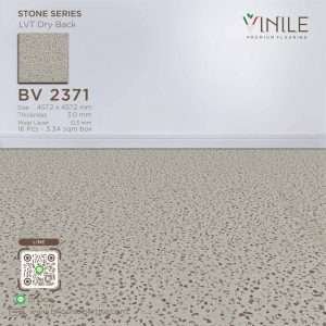 Vinile LVT Stone Series flooring, Product Code BV 2371, showcasing a realistic stone pattern