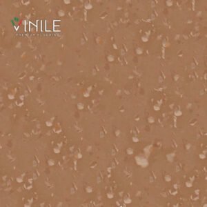 Homogeneous PVC flooring roll in Brown tone color – T Class durable vinyl sheet for commercial and healthcare use.