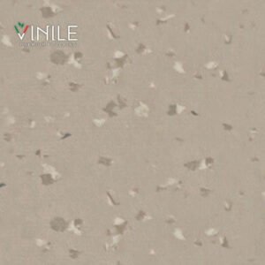 Homogeneous PVC flooring roll in Brown tone color – T Class durable vinyl sheet for commercial and healthcare use.