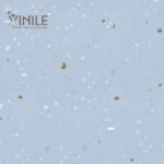 Homogeneous PVC flooring roll in Blue tone color – T Class durable vinyl sheet for commercial and healthcare use.