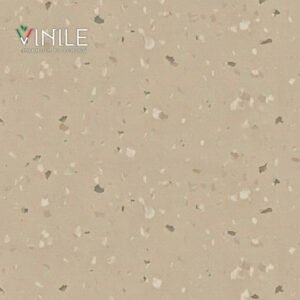 Homogeneous PVC flooring roll in Brown tone color – T Class durable vinyl sheet for commercial and healthcare use.