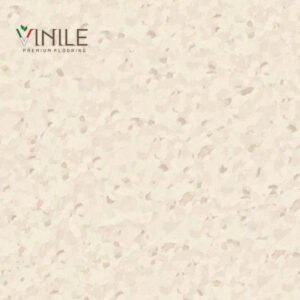 Homogeneous PVC flooring roll in Cream tone color – T Class durable vinyl sheet for commercial and healthcare use.