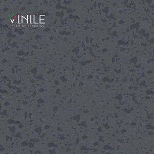 Homogeneous PVC flooring roll in Grey tone color – T Class durable vinyl sheet for commercial and healthcare use.