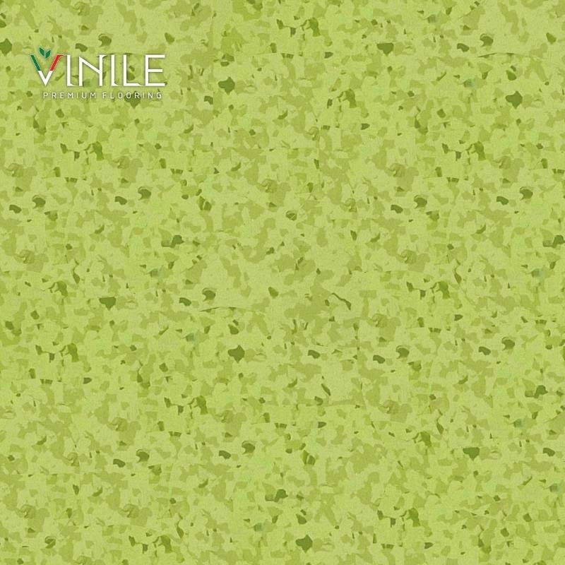 Graniglia collection - GL 8265 - Pear.png Homogeneous PVC flooring roll in Green tone color – T Class durable vinyl sheet for commercial and healthcare use.