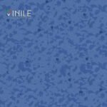 Homogeneous PVC flooring roll in Blue tone color – T Class durable vinyl sheet for commercial and healthcare use.
