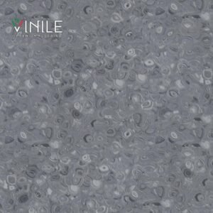 Homogeneous PVC flooring roll in Grey tone color – T Class durable vinyl sheet for commercial and healthcare use.