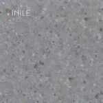 Homogeneous PVC flooring roll in Grey tone color – T Class durable vinyl sheet for commercial and healthcare use.