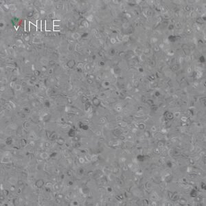 Homogeneous PVC flooring roll in Grey tone color – T Class durable vinyl sheet for commercial and healthcare use.