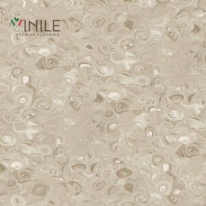 Homogeneous PVC flooring roll in Brown tone color – T Class durable vinyl sheet for commercial and healthcare use.