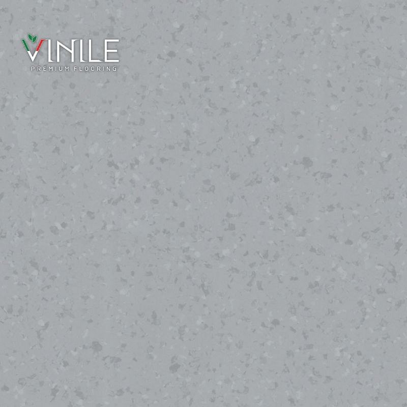 Marmo collection - MR 9009 - Pewter.png Homogeneous PVC flooring roll in Grey tone color – T Class durable vinyl sheet for commercial and healthcare use.