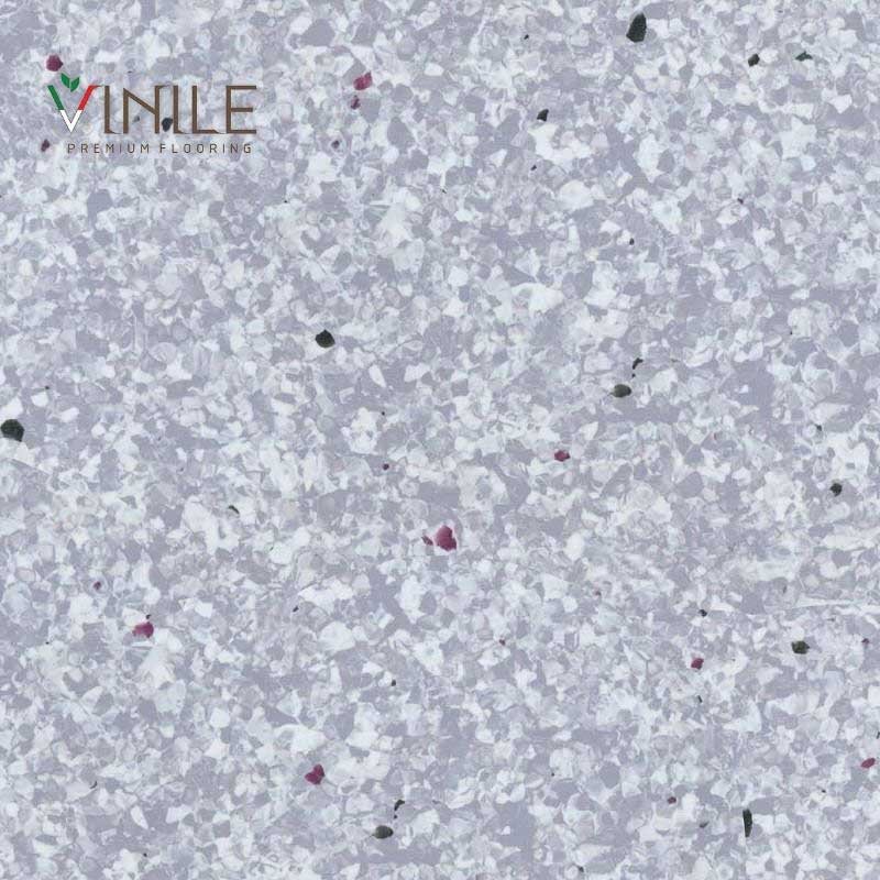 Palladiana collection - PN 6353 - Dove.png Homogeneous PVC flooring roll in Grey tone color – T Class durable vinyl sheet for commercial and healthcare use.