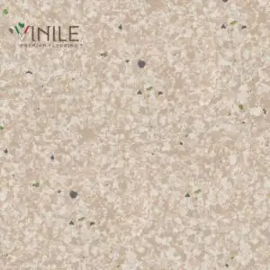 Homogeneous PVC flooring roll in Brown tone color – T Class durable vinyl sheet for commercial and healthcare use.