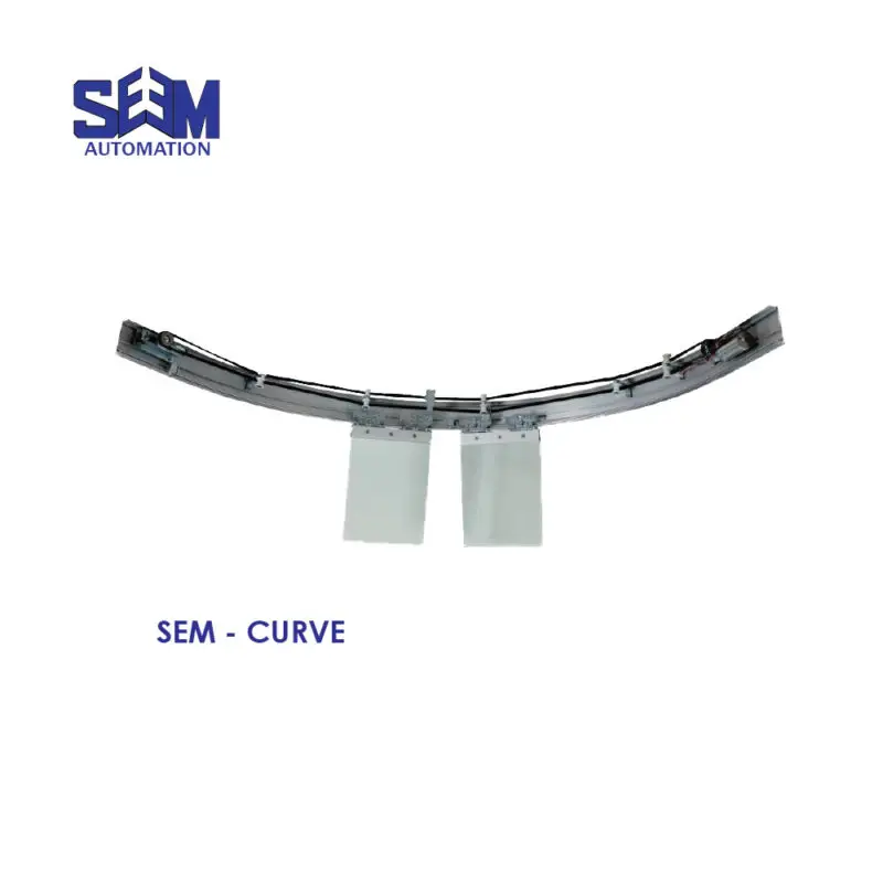 SEM CURVE Automatic Sliding Door – Modern curved entrance door for offices, banks, and hotels with energy-saving design