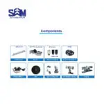 SEM CURVE Automatic Sliding Door – Modern curved entrance door for offices, banks, and hotels with energy-saving design