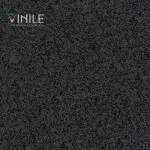 Homogeneous PVC flooring roll in Black tone color – T Class durable vinyl sheet for commercial and healthcare use.