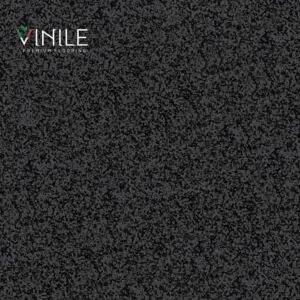 Homogeneous PVC flooring roll in Black tone color – T Class durable vinyl sheet for commercial and healthcare use.