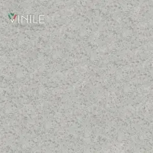 Homogeneous PVC flooring roll in Grey tone color – T Class durable vinyl sheet for commercial and healthcare use.