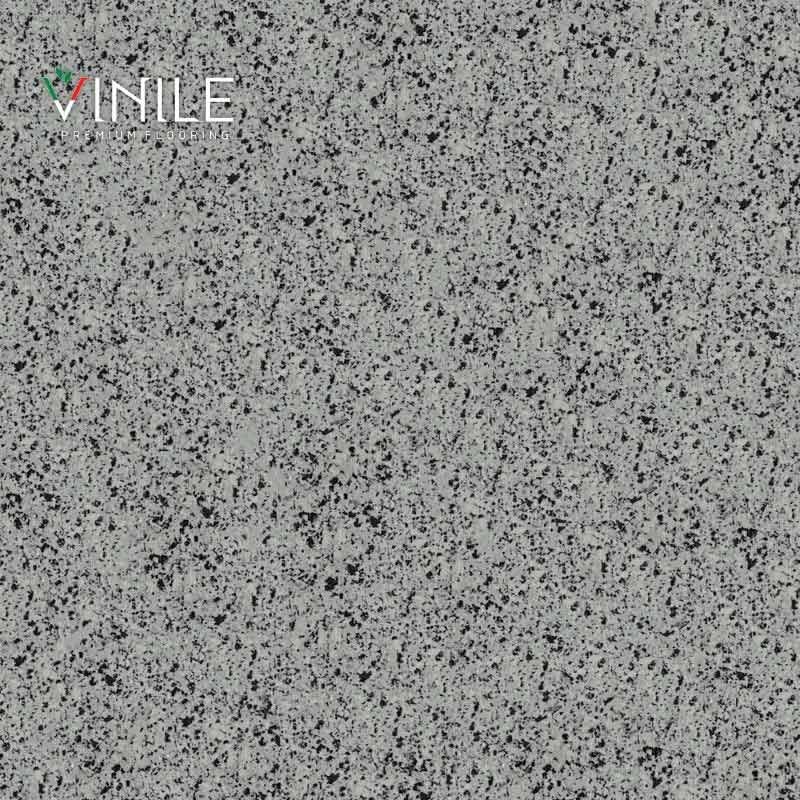 Venezia-collection - VZ-1806 - Calcestruzzo Homogeneous PVC flooring roll in Grey tone color – T Class durable vinyl sheet for commercial and healthcare use.