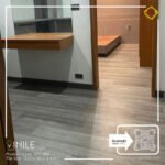 VINILE SPC Click Flooring Code SPC 269 wood grey medium tone look, 5 mm thick, 100% waterproof.