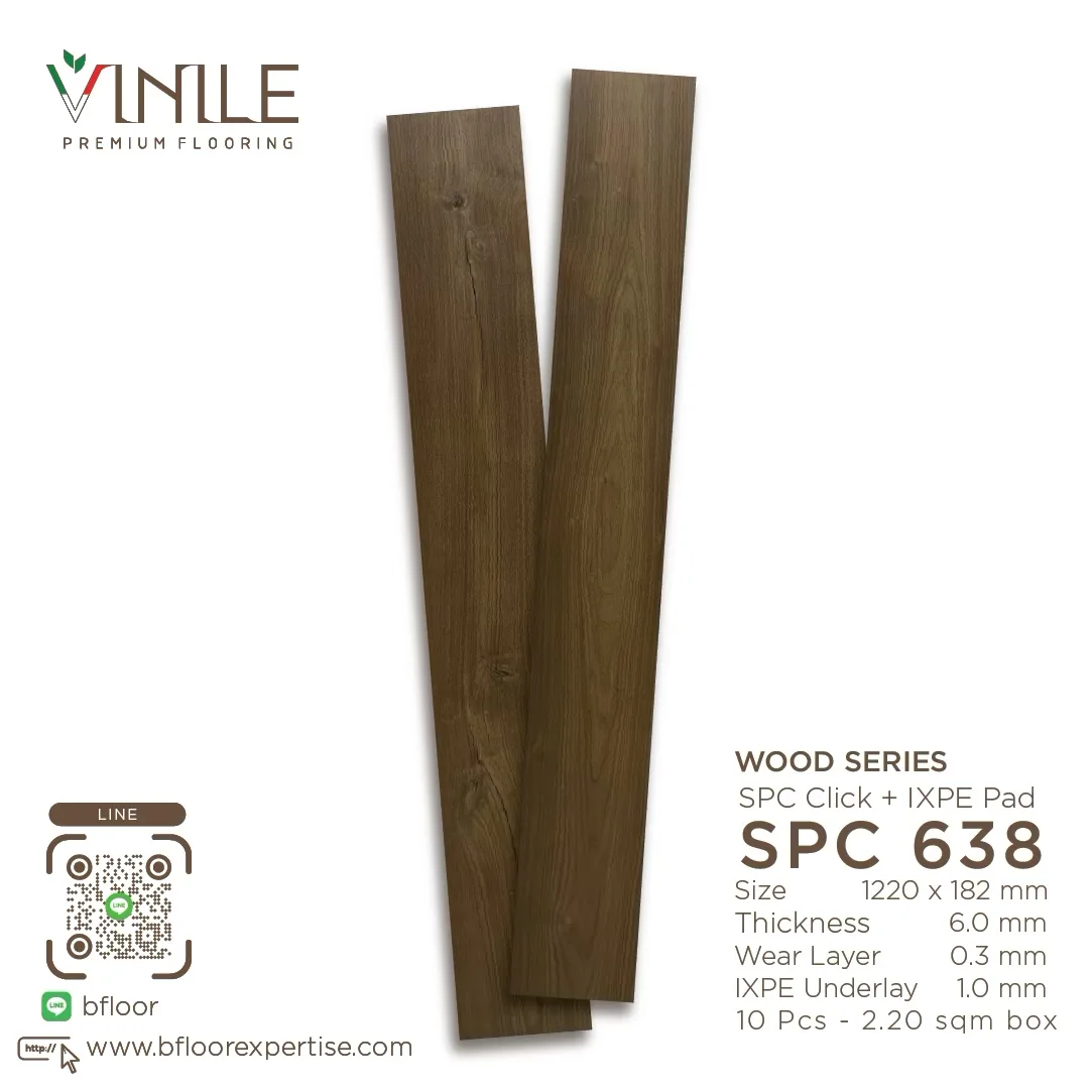 SPC Floor Wood Series Product Code SPC 638 – 2